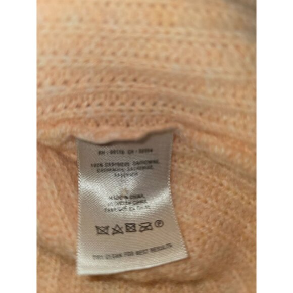 Moth Womens XL Peach Bell Sleeve Sweater 100% Cashmere - Picture 5 of 5